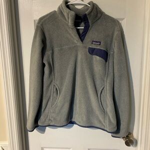 Patagonia Retool Snap T Fleece Pullover Grey L